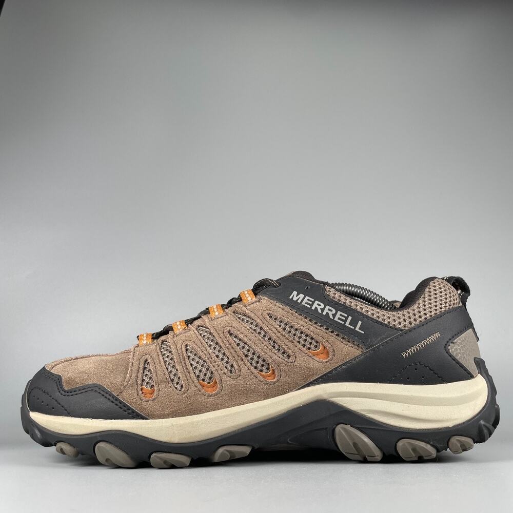Merrell J036949 Men's Size 11.5 Brown Suede Casual Shoes Hiking Sneakers Lace-Up
